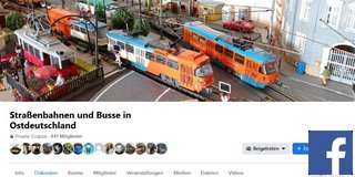 Externer Links zur Facebook-Gruppenseite der Ostdeutschen Nahverkehrsfreunde